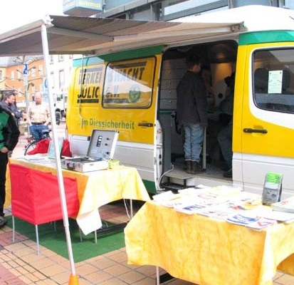 Ehemaligen Informationsmobil der Verkehrswacht